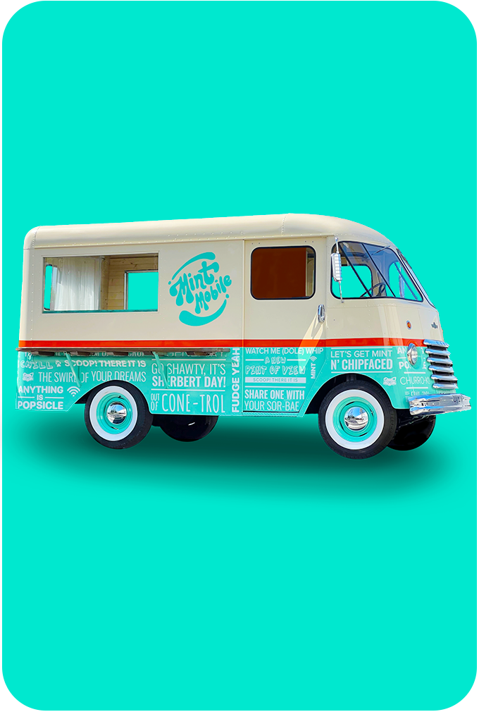 MINT MOBILE ICE CREAM TRUCK